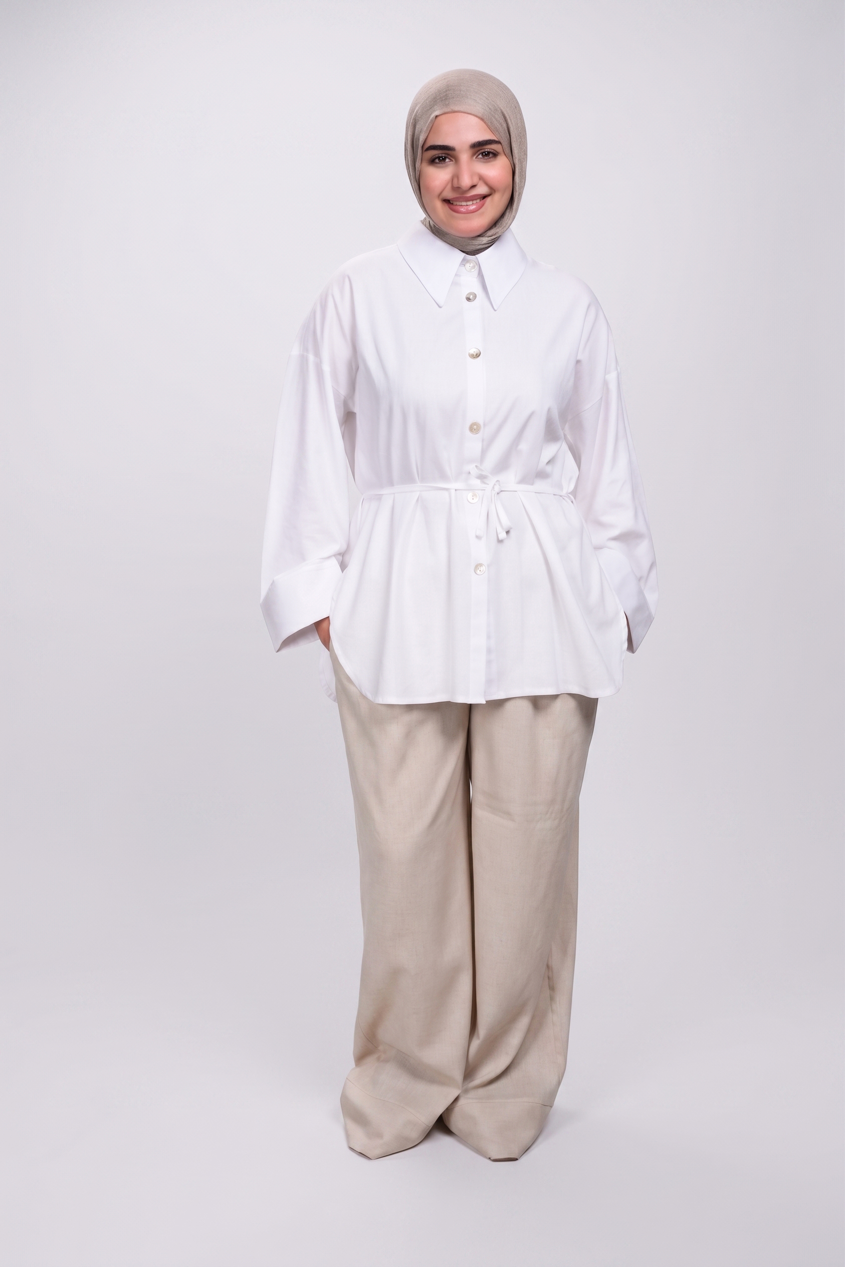 Maris Linen Set - Ivory Sand