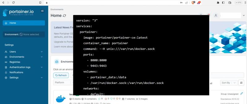 Update Docker Compose And Docker Client Issue 6720 Portainer - Mobile Mountain Patterns for Desktop