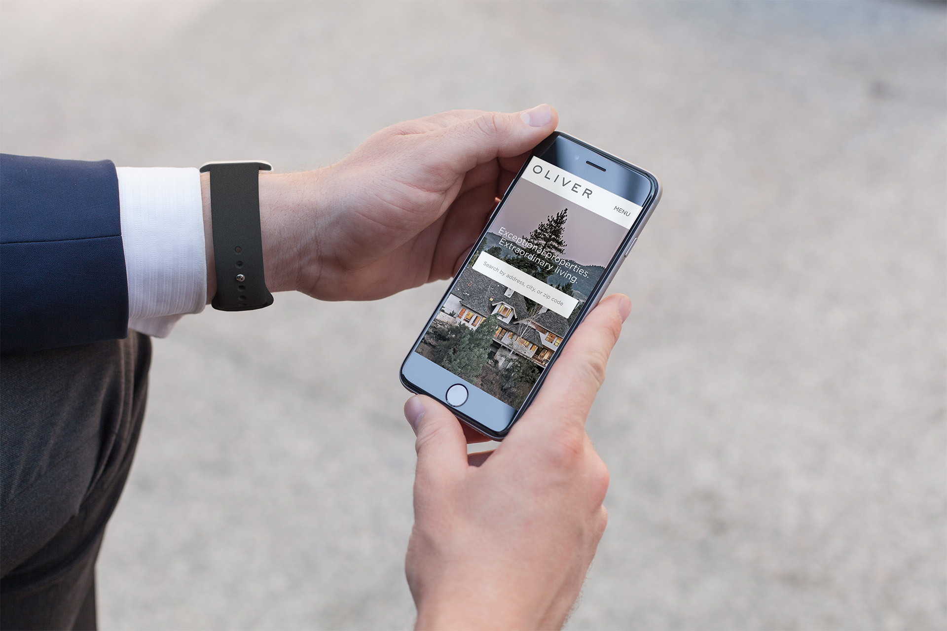 real estate mobile web design