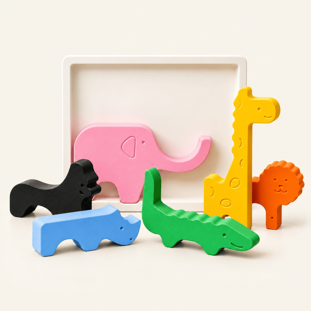 Animal Puzzle – Colorful 3D Printed Animal Puzzle Toy for Kids