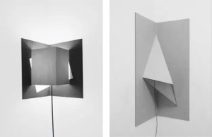 pop corner lamp lamps well lighting designers envelope applique delivered popup lights paper corners space way solidsmack papel lamparas designtaxi