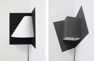 pop corner lighting lamp avante garde foldable applique sheet papel solidsmack delivered lamps clever envelope constructed cut incised furnishings collapsible