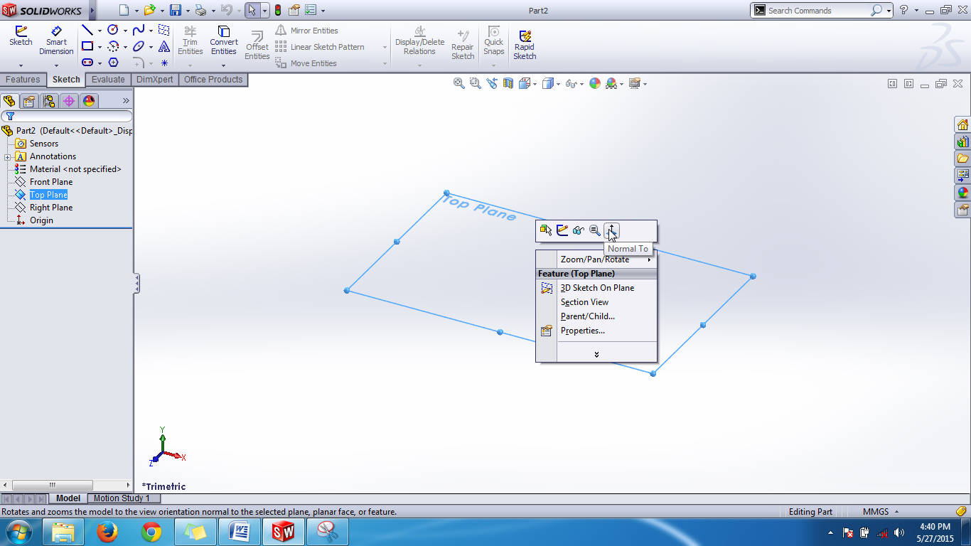 SolidWorks Tutorial: How to Create Part Template File in SolidWorks