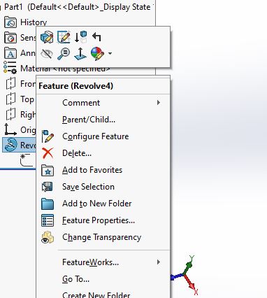 edit feature for solidworks revolved boss base 