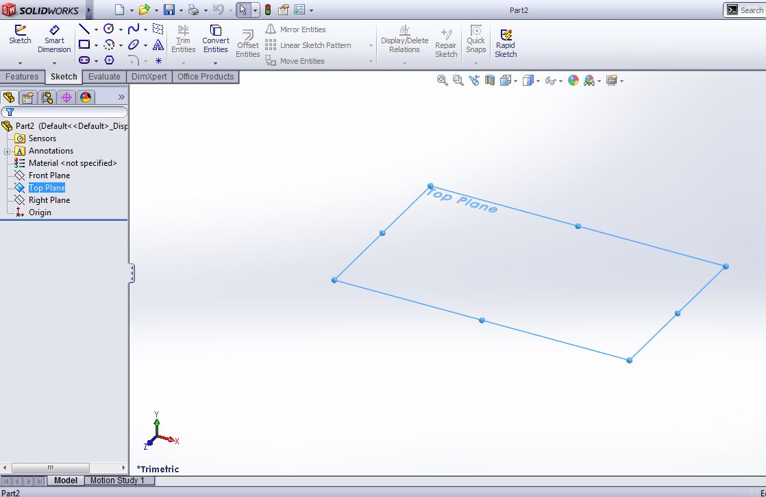 rapid sketch tool solidworks