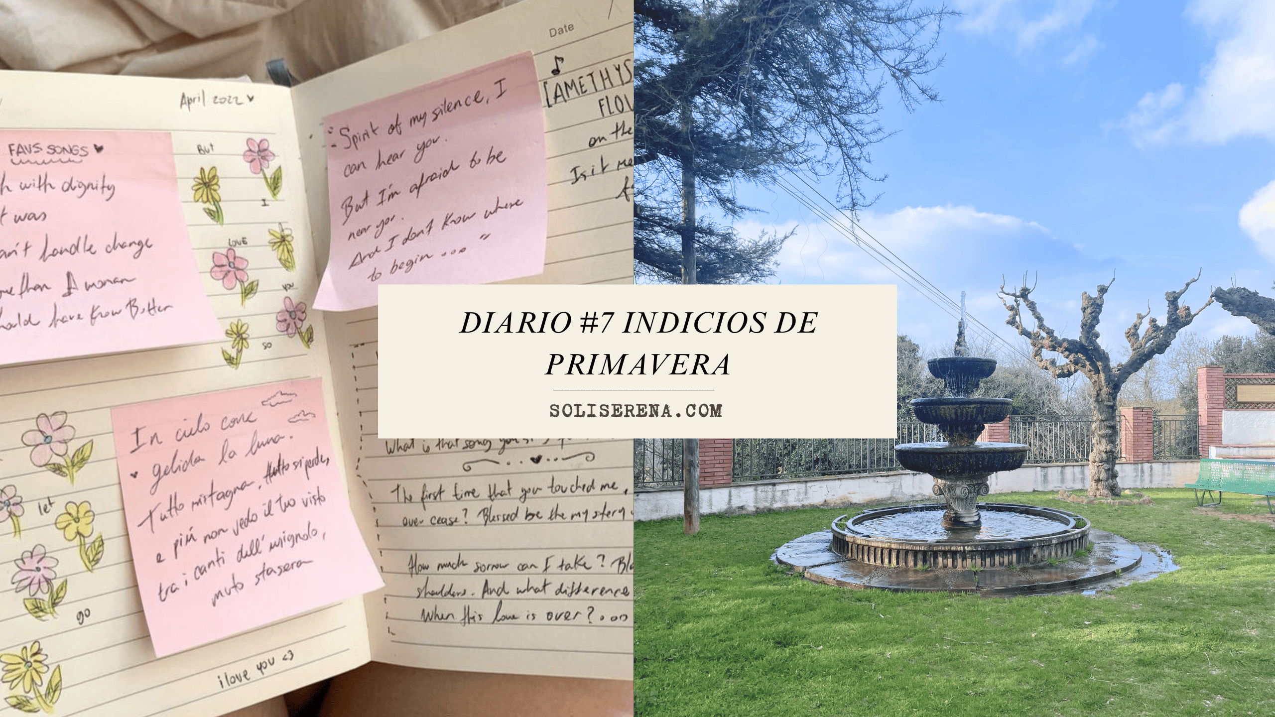 Diario #7 Indicios de primavera: el anverso a la nostalgia