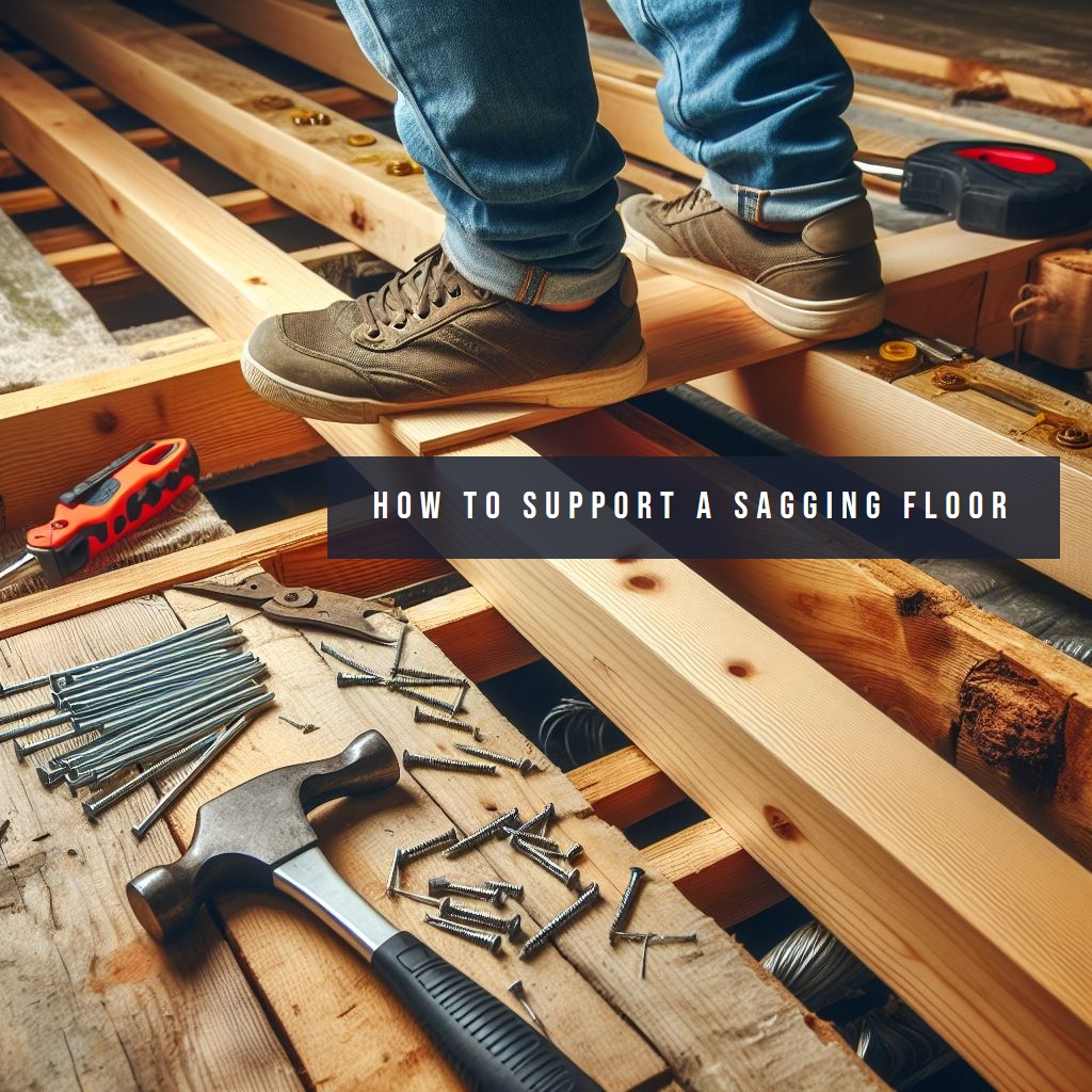How to support a sagging floor