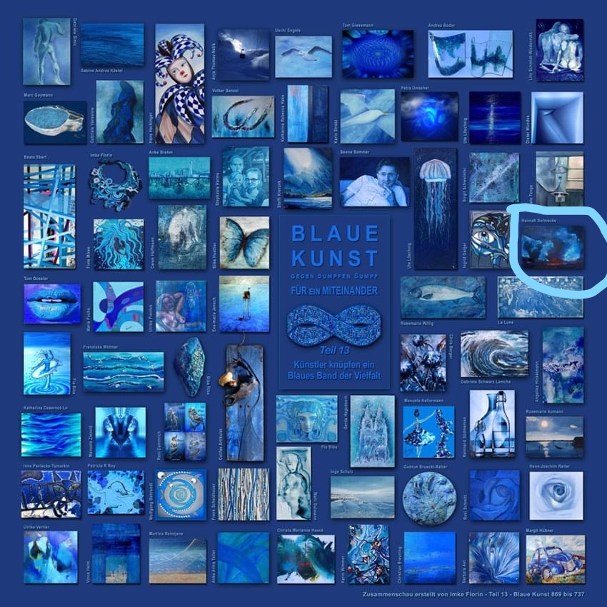 Blaue Kunst gegen braunen Sumpf