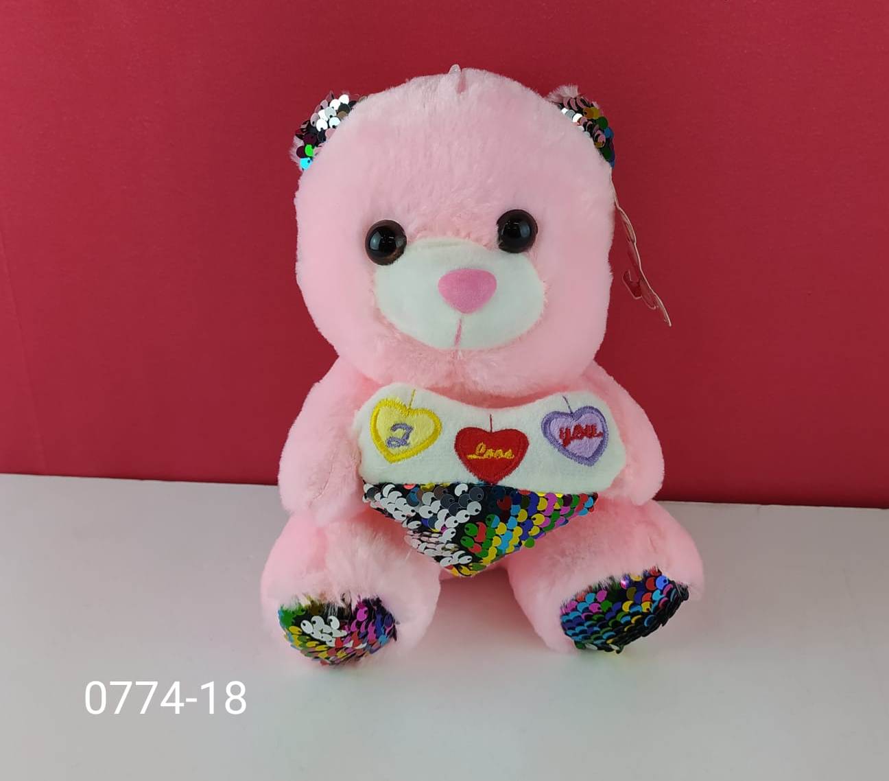 PELUCHES 21 CMS.C/CORAZON