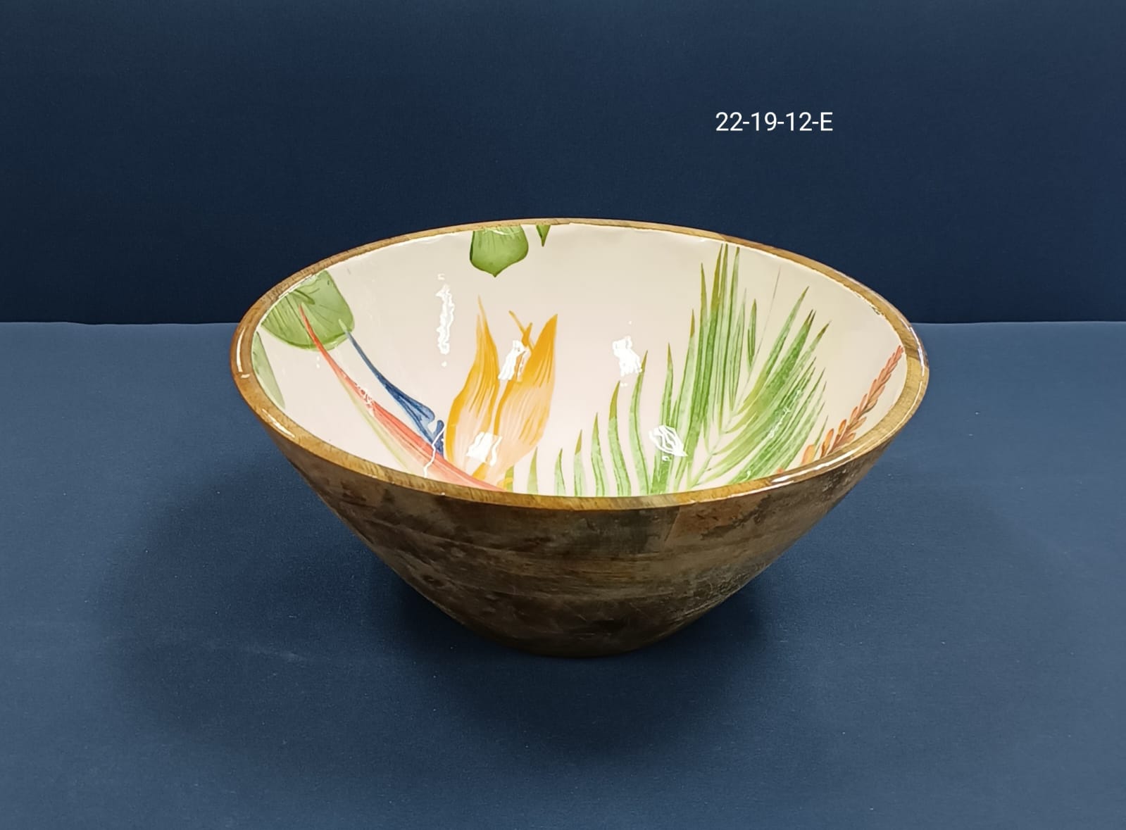 BOWL REDONDO/ESMALT.32X32X12CM