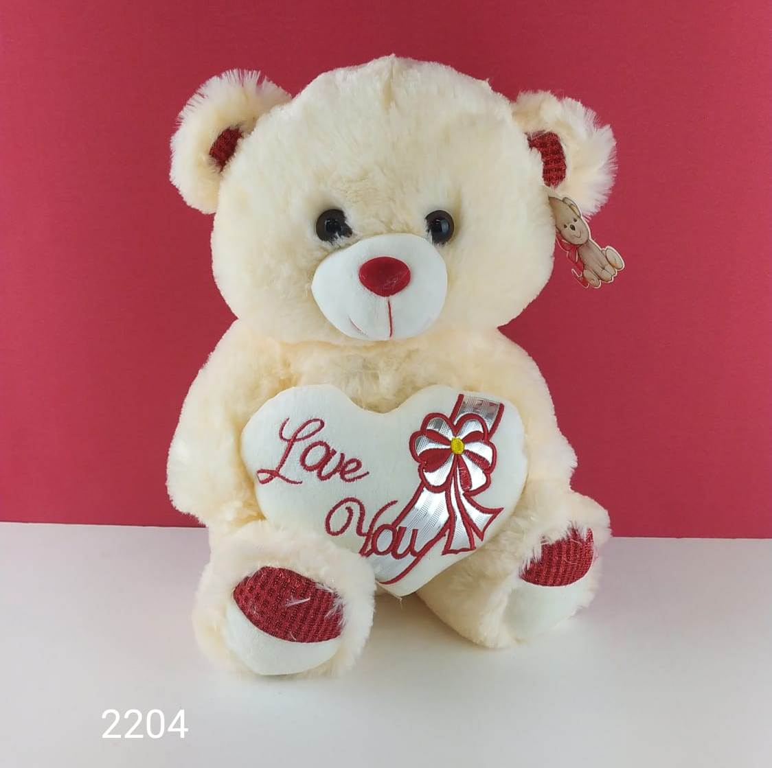 PELUCHES 30 CMS. C/CORAZON