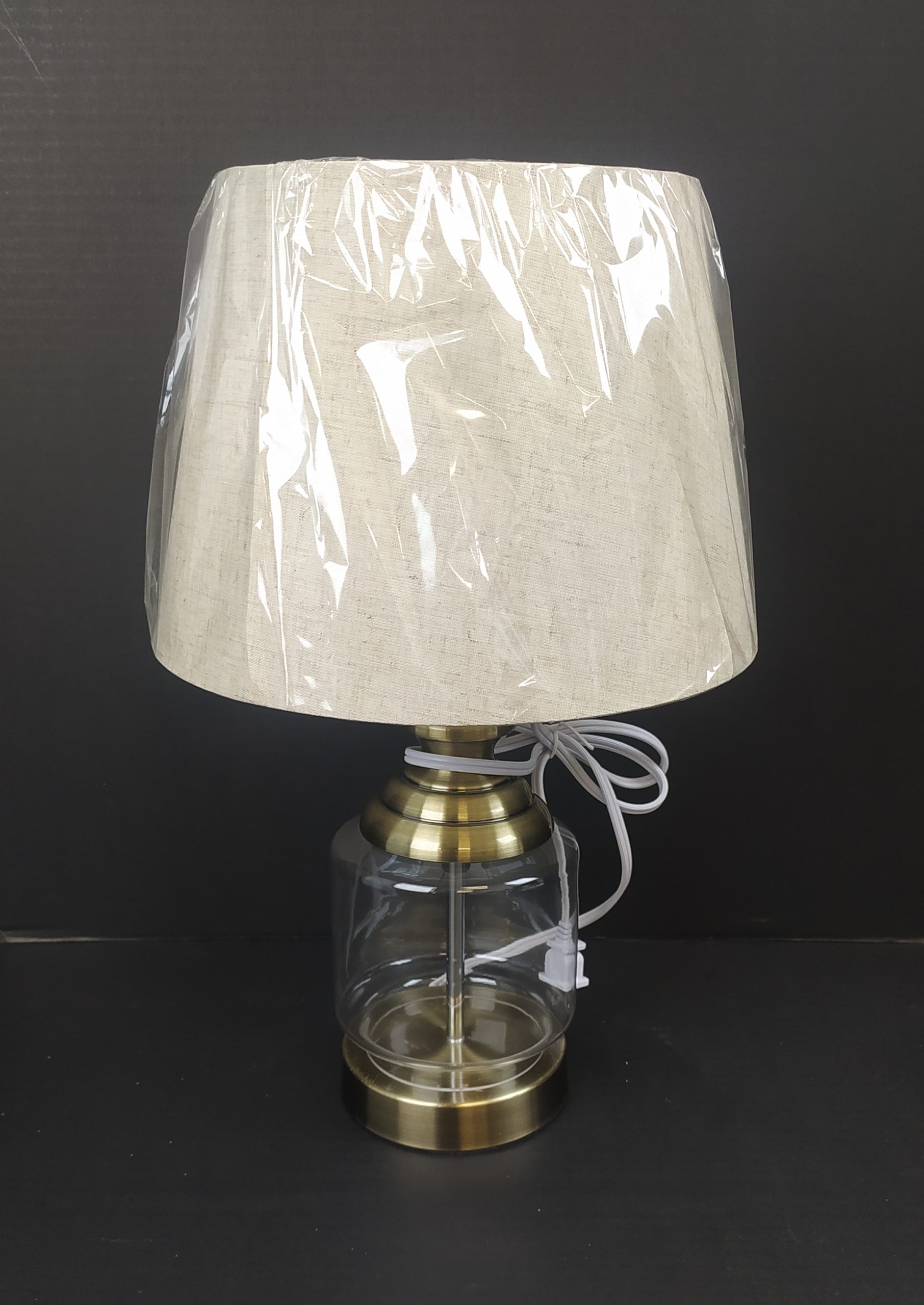 LAMPARA DE VIDRIO 44 CMS.