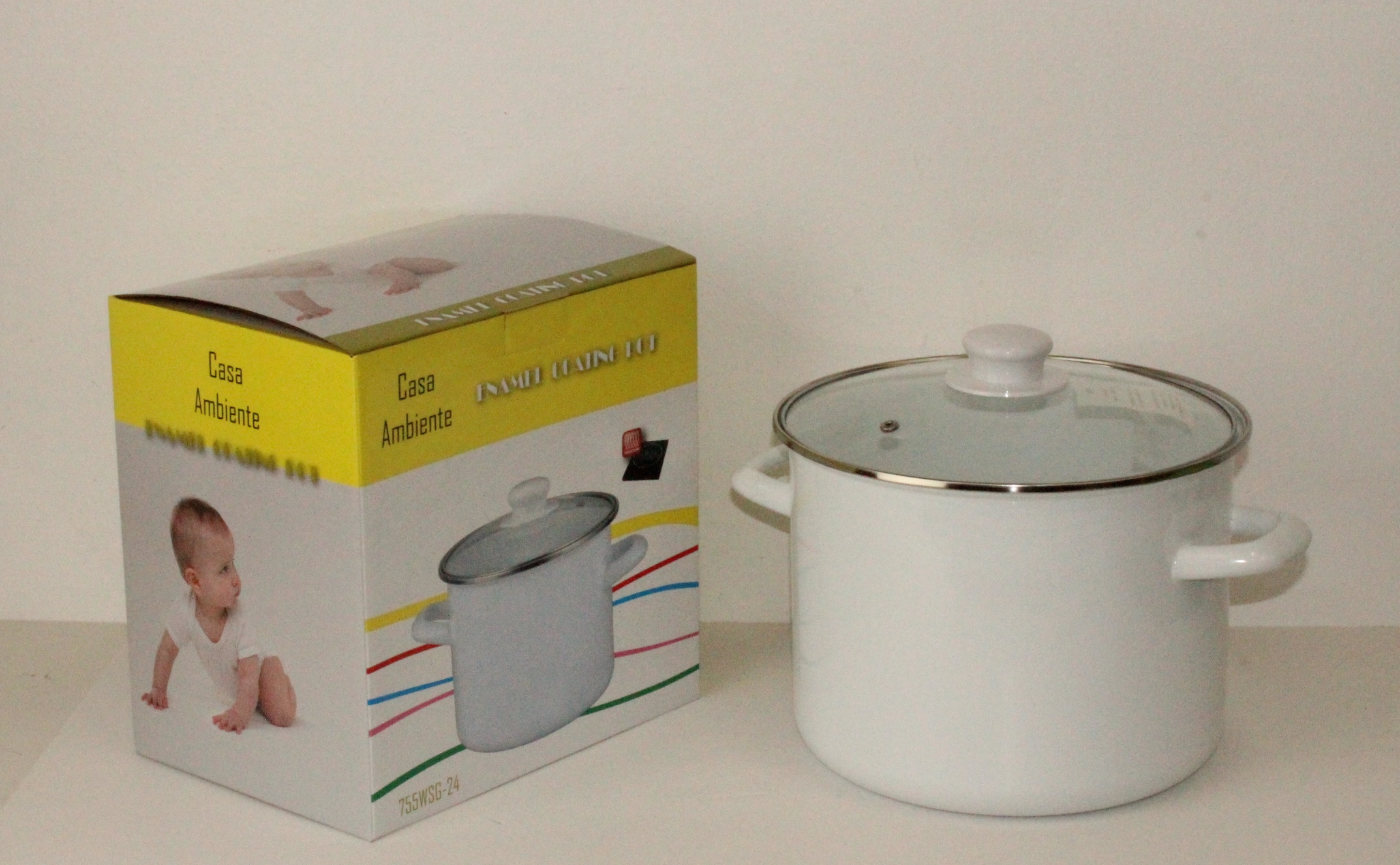 OLLA ESMALTADA 24X18 CMS.
