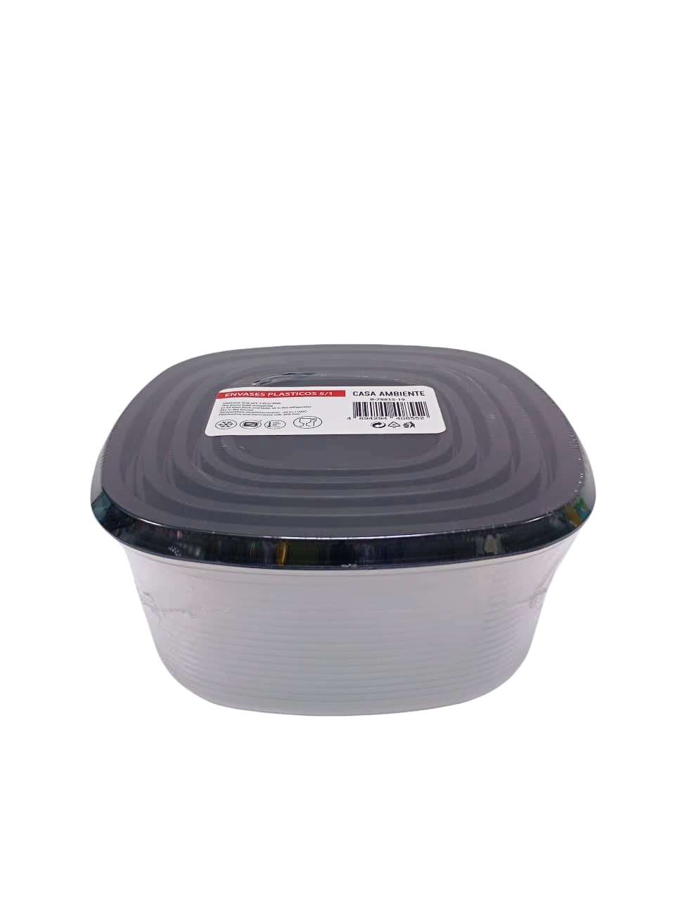 ENVASE PLASTICO 5/1 BLANCO/NEG