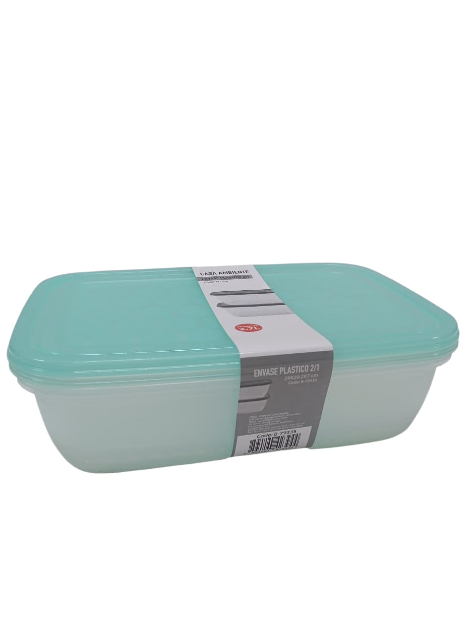 ENVASE PLASTICO 2/1 -3 COLORES