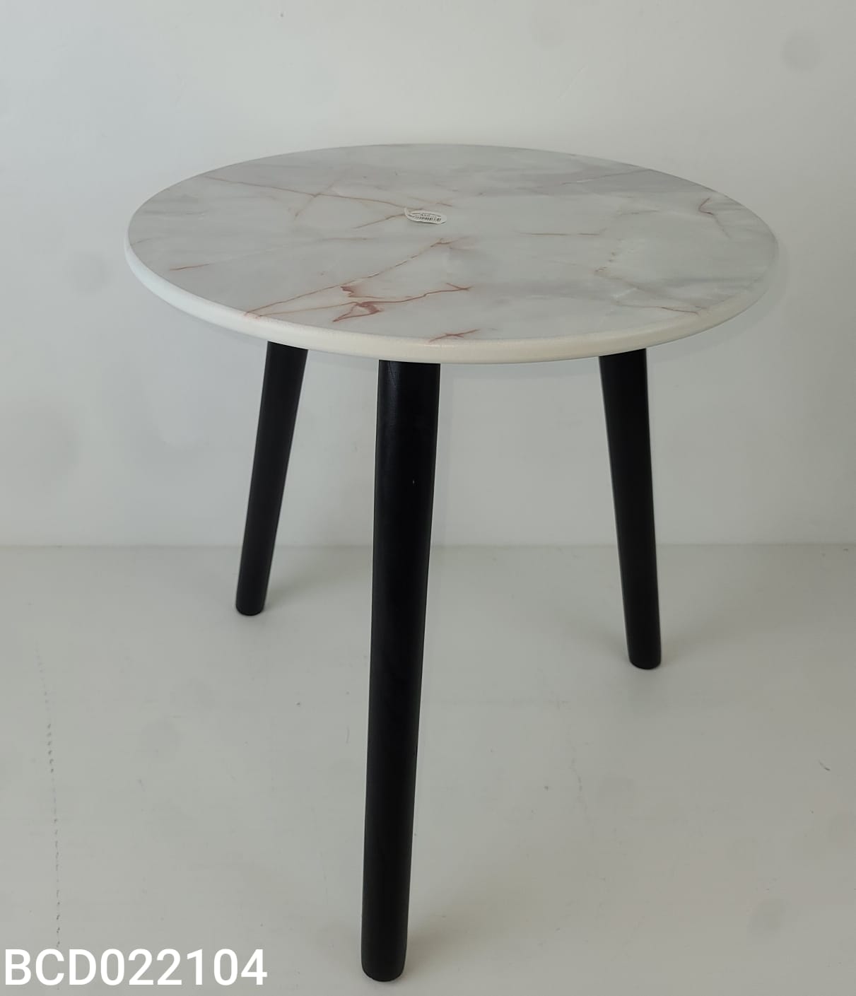 MESITA P/TÉ RED.BCA MDF 40X40c
