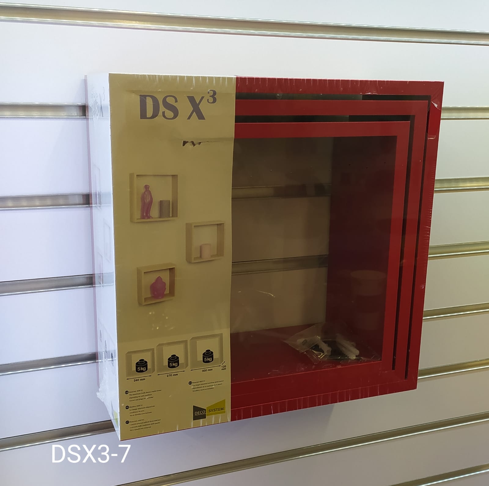 JGO ESTANTE CUAD/GDE.3/1,ROJO