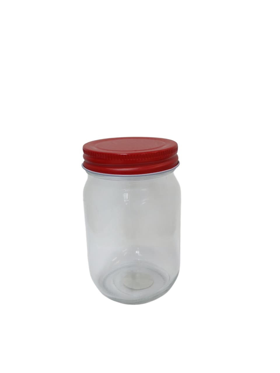 TARRO VIDRIO 380ML TAPA ROJA