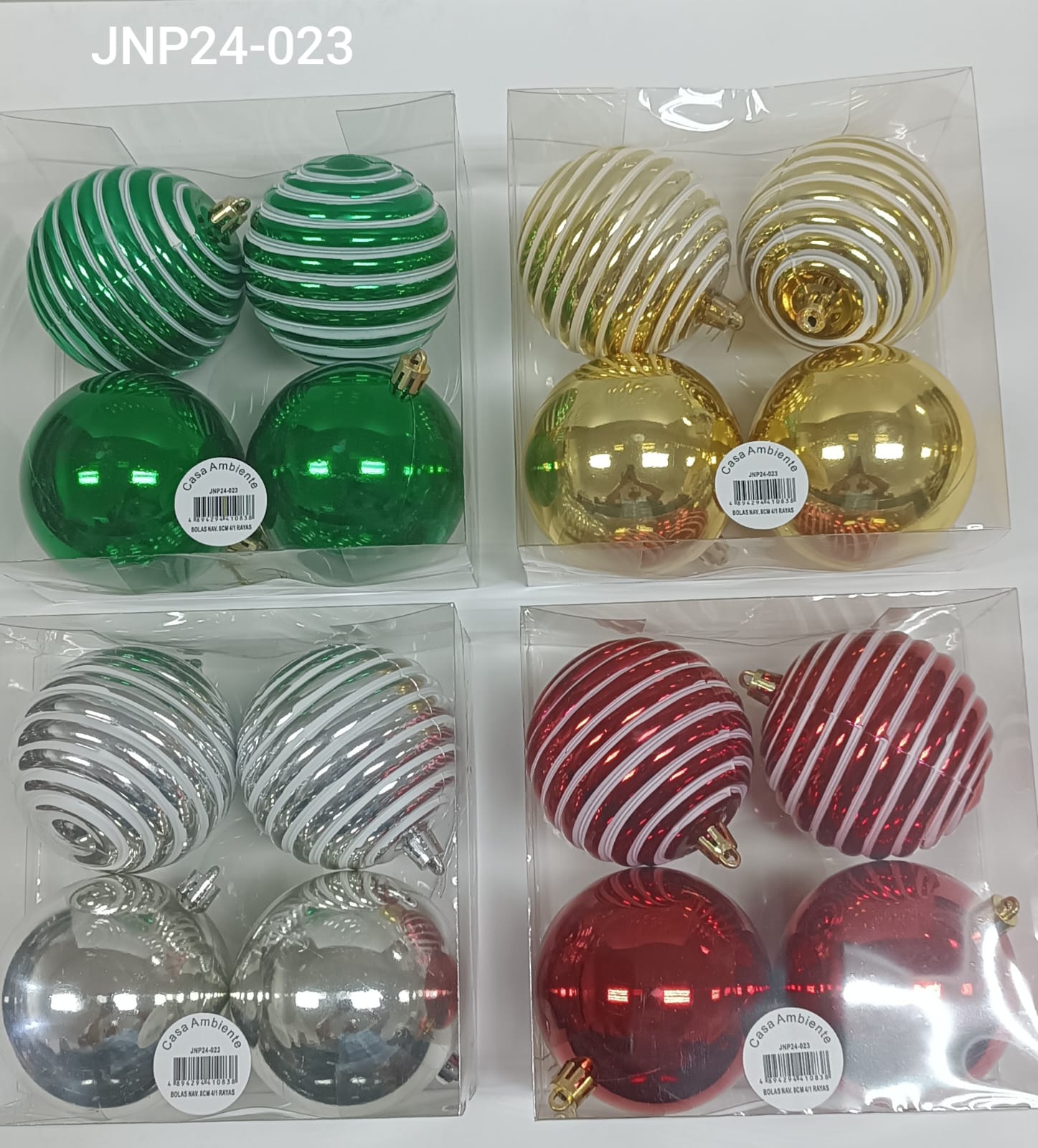 BOLAS NAV 8CM 4/1 RAYAS