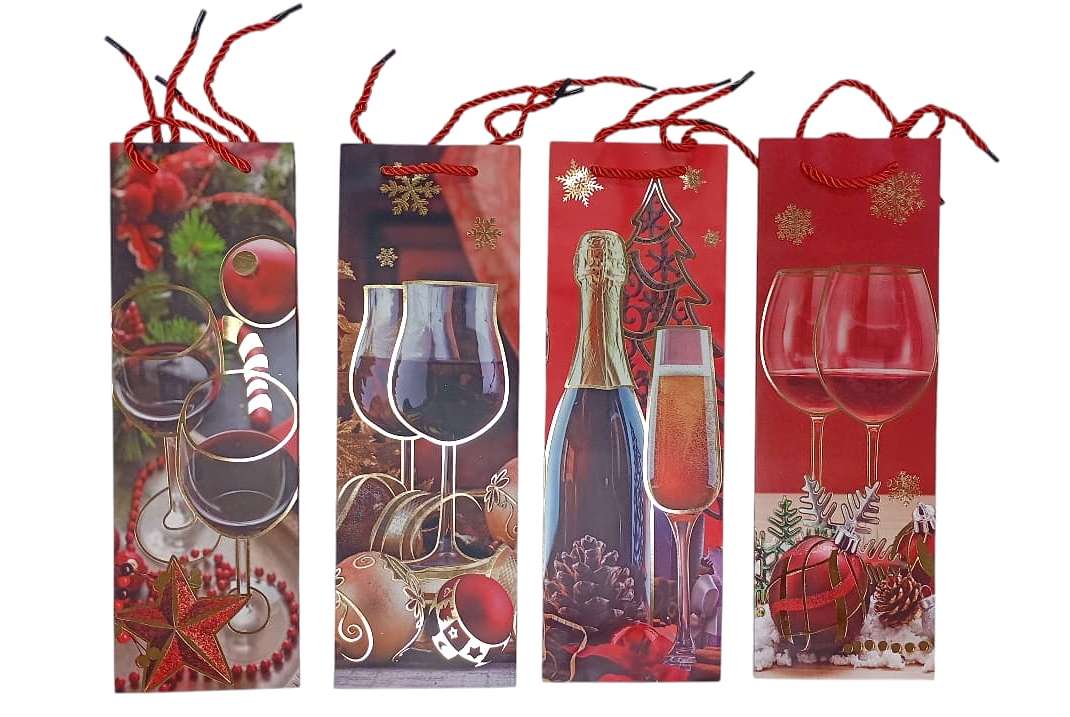 SHOPPING VINO NAVIDAD 12X9.5X3