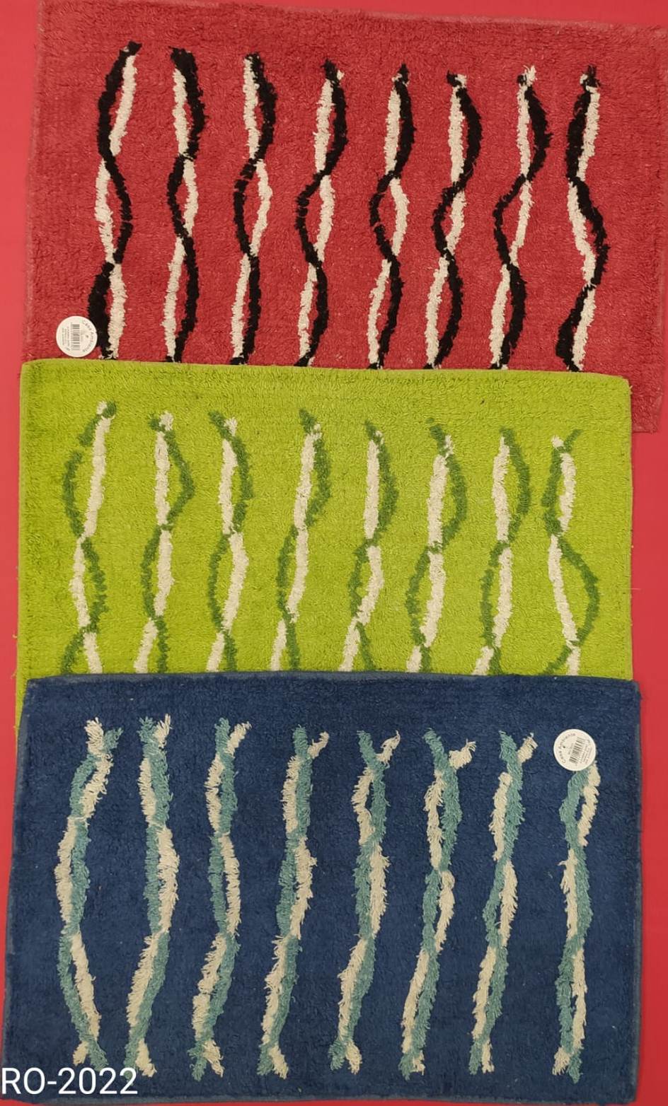 ALFOMBRA BAÑO 40X60 OLA 100% A
