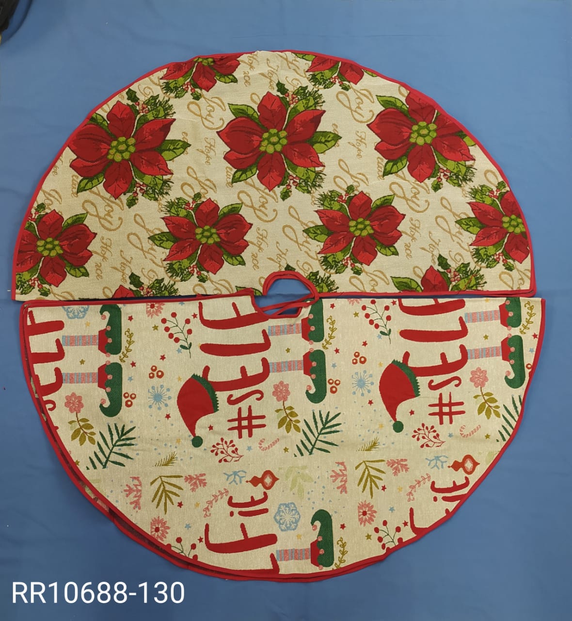 FALDA P/ARBOLITO 130CM ALGODON