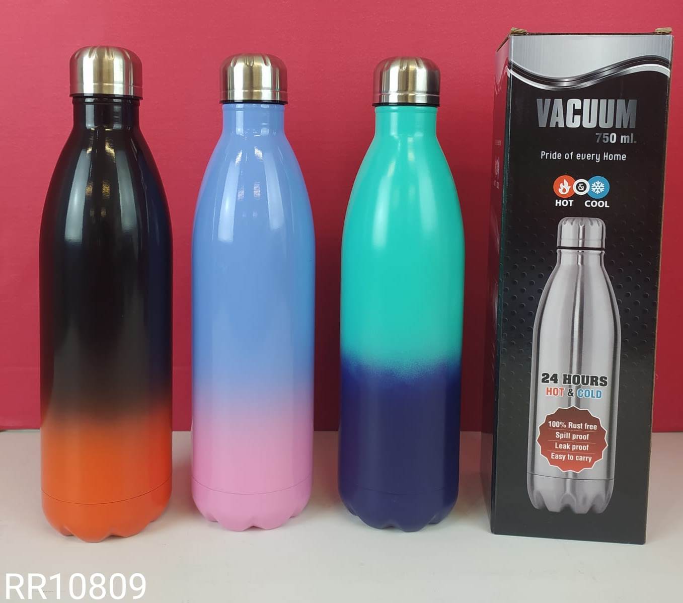 BOTELLA A/INOX 750CC COLOR