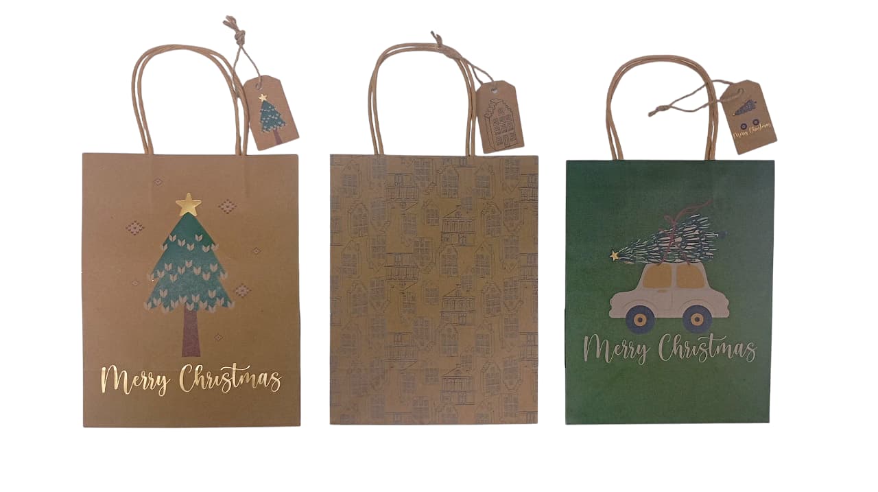 SHOPPING NAVIDAD 18X23X10 CMS,
