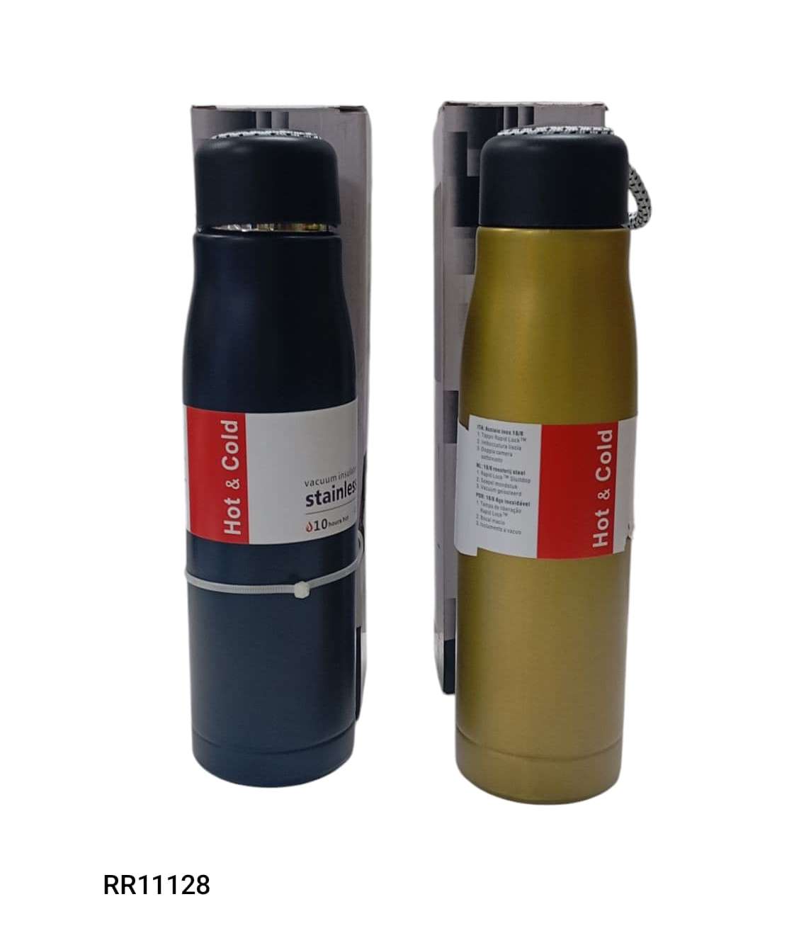 Termo de acero inoxidable 550 ml, 5 colores surtidos