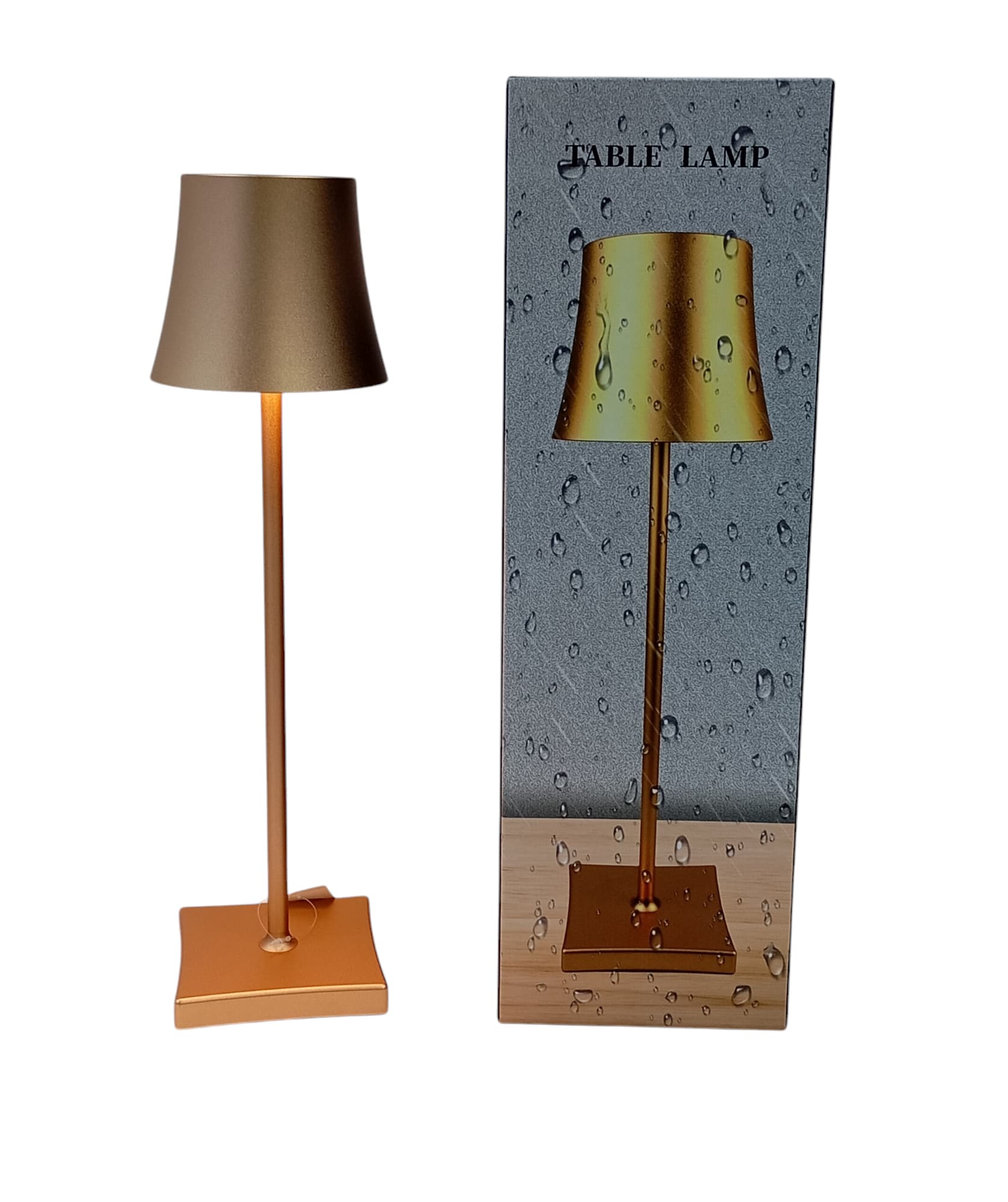 LAMPARA D/MESA TOUCH B&N 38cm