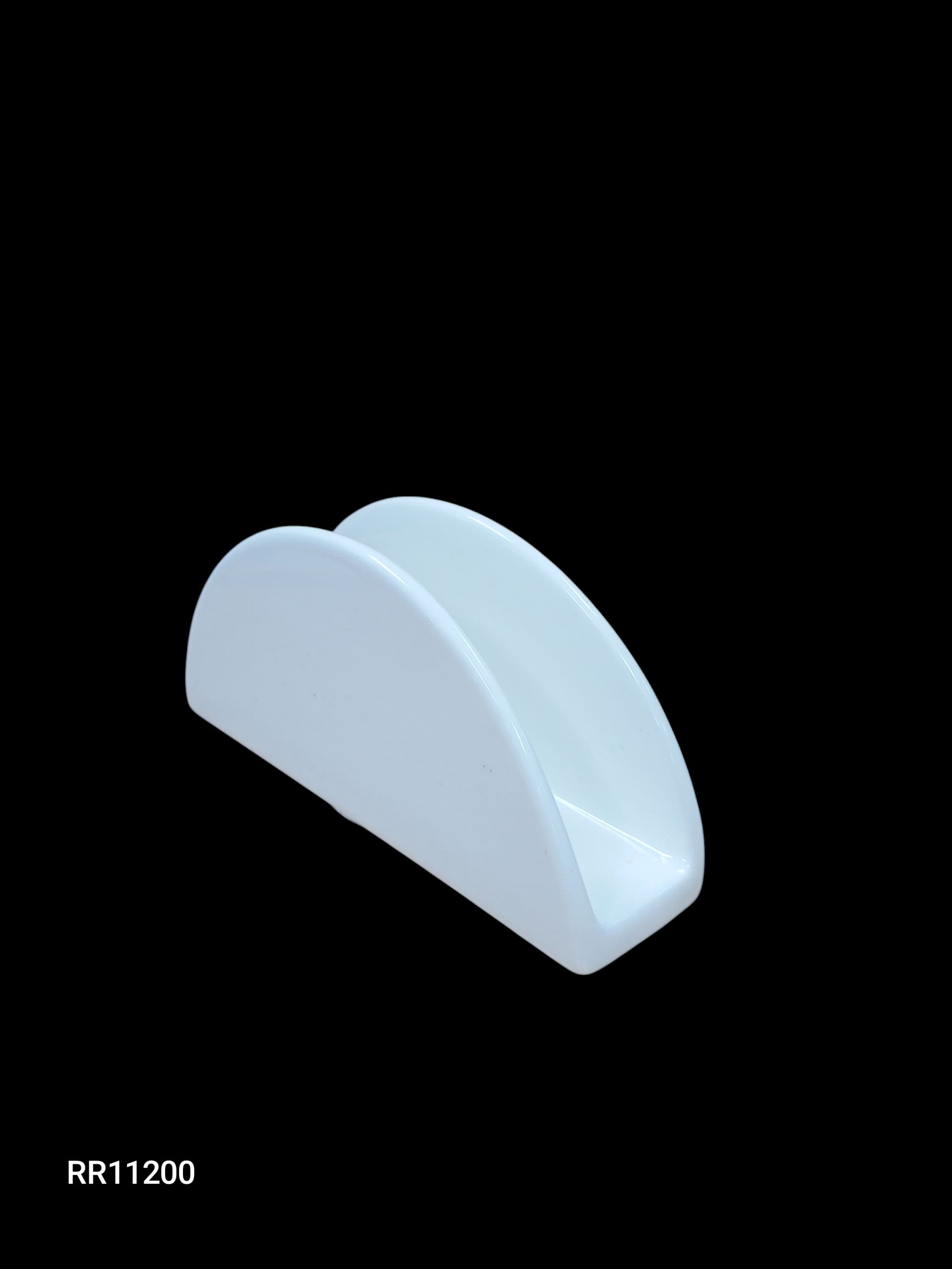Servilletero blanco 14.5 x 6.5 cm