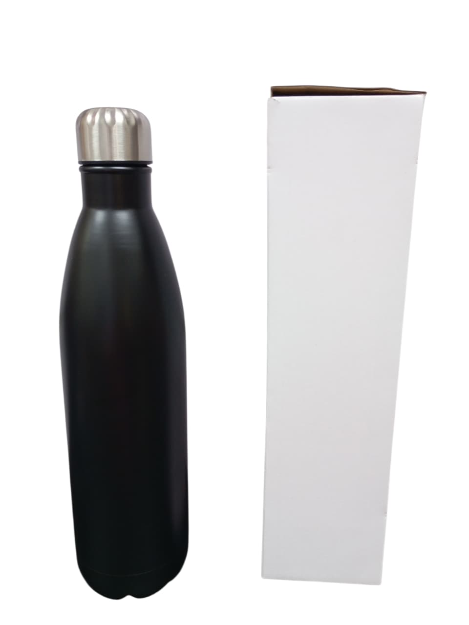 BOTELLA A/INOX 750 CC NEGRA