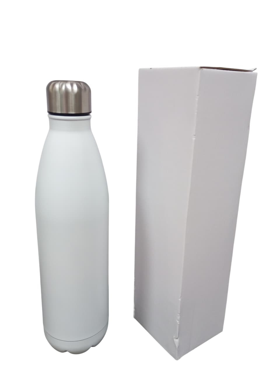 BOTELLA A INOX 750 CC BLANCA