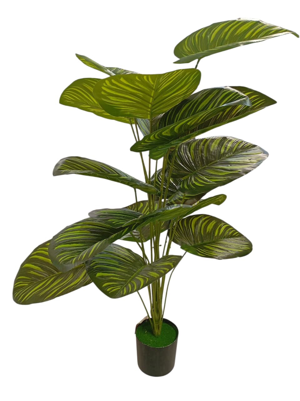 Maceta con planta 18 hojas, 110 cm