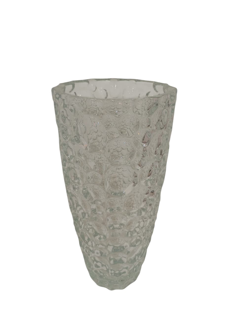 FLORERO VIDRIO BURBUJA 12X25 C