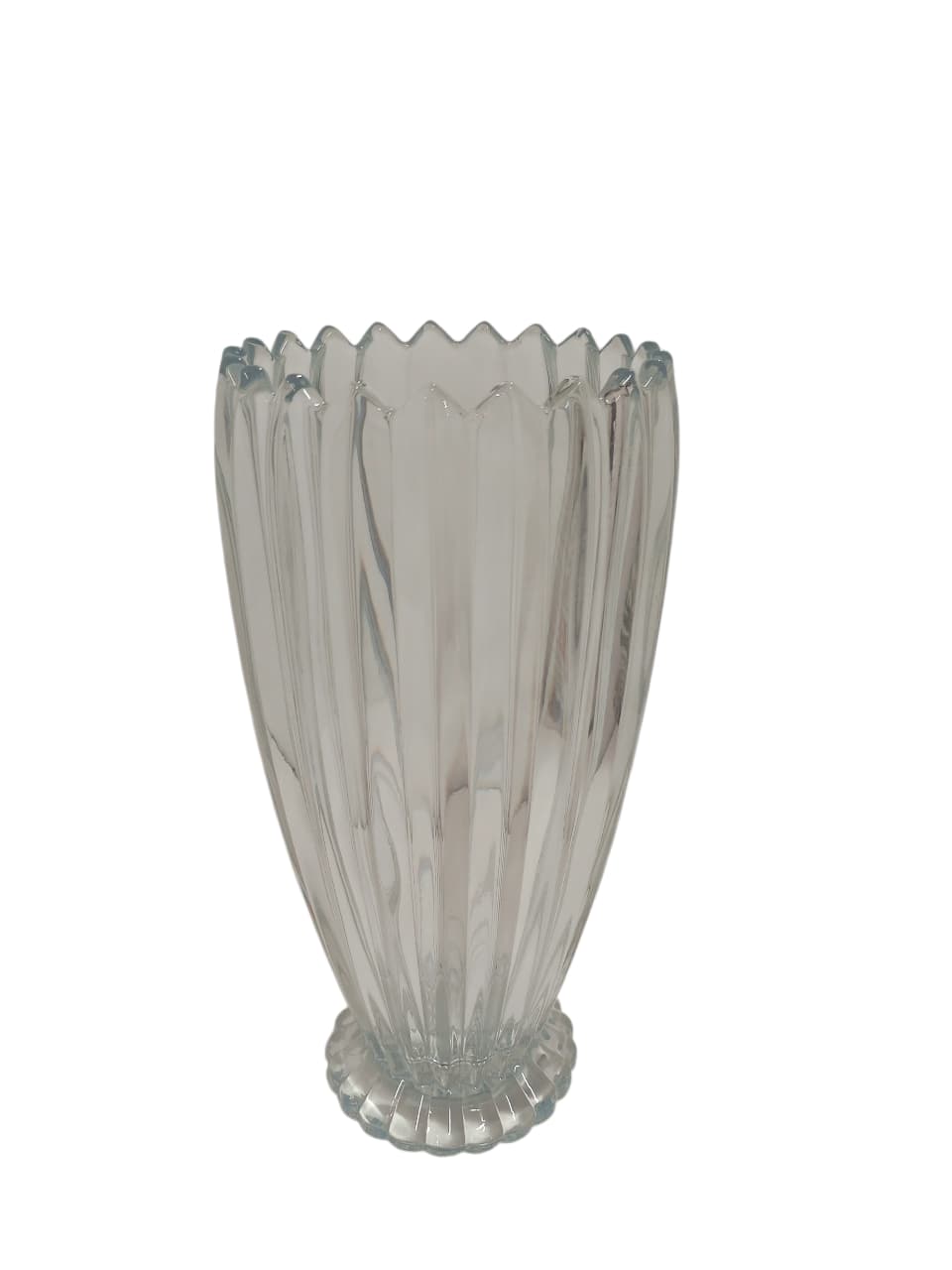 FLORERO VIDRIO LINEAS 14X28 CM
