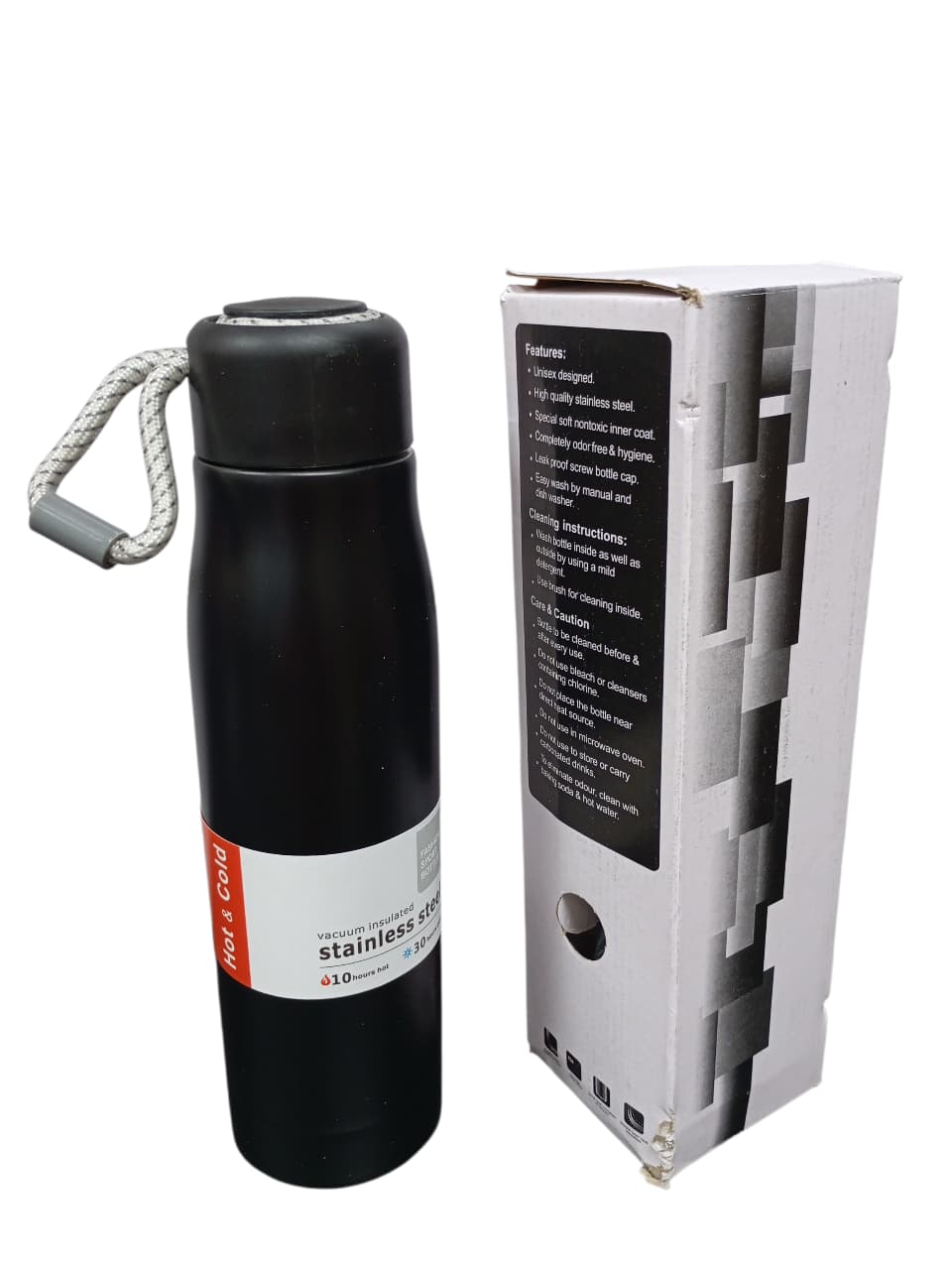 BOTELLA A/INOX D/PARED 550ML C