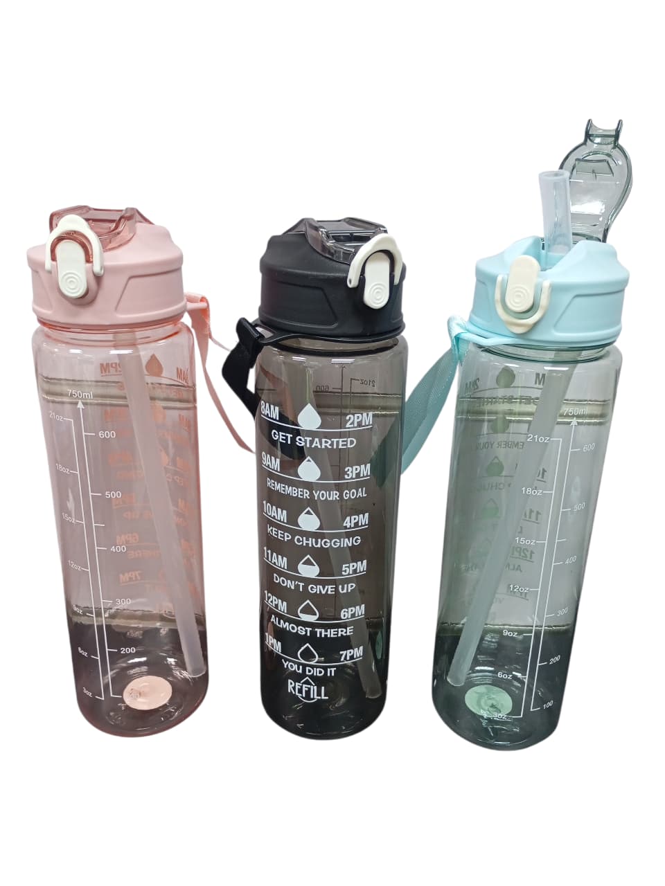 BOTELLA PLAST 750ML COLORES C
