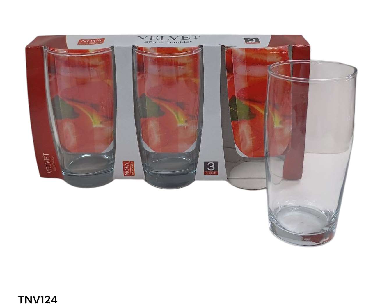 Juego de vasos línea Velvet 375 ml, 3 piezas