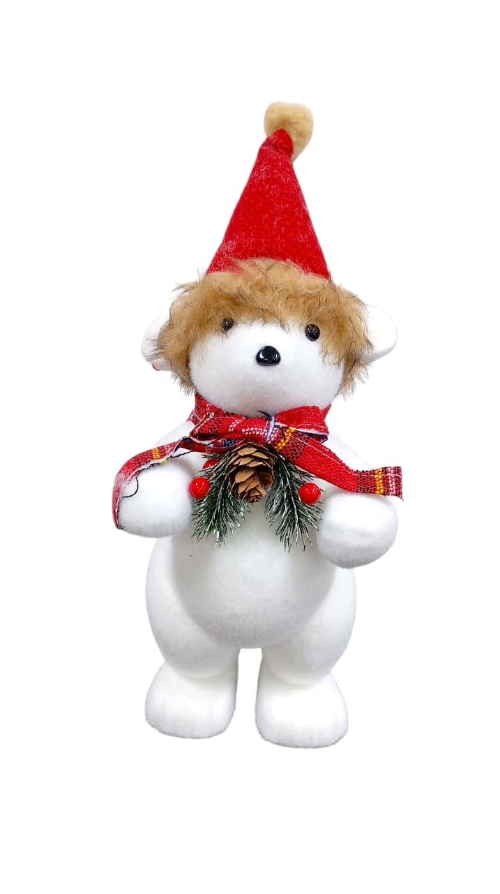 FOAM OSO BLANCO C/GORRO 35X14c