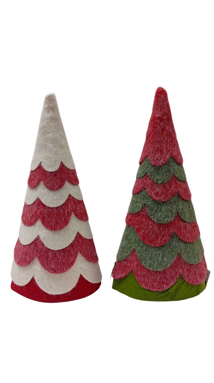 ARBOLITO FELPA 2TONOS 44X15CM