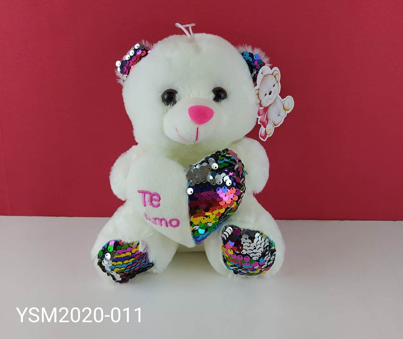 PELUCHES 21 CMS. C/CORAZON GLI