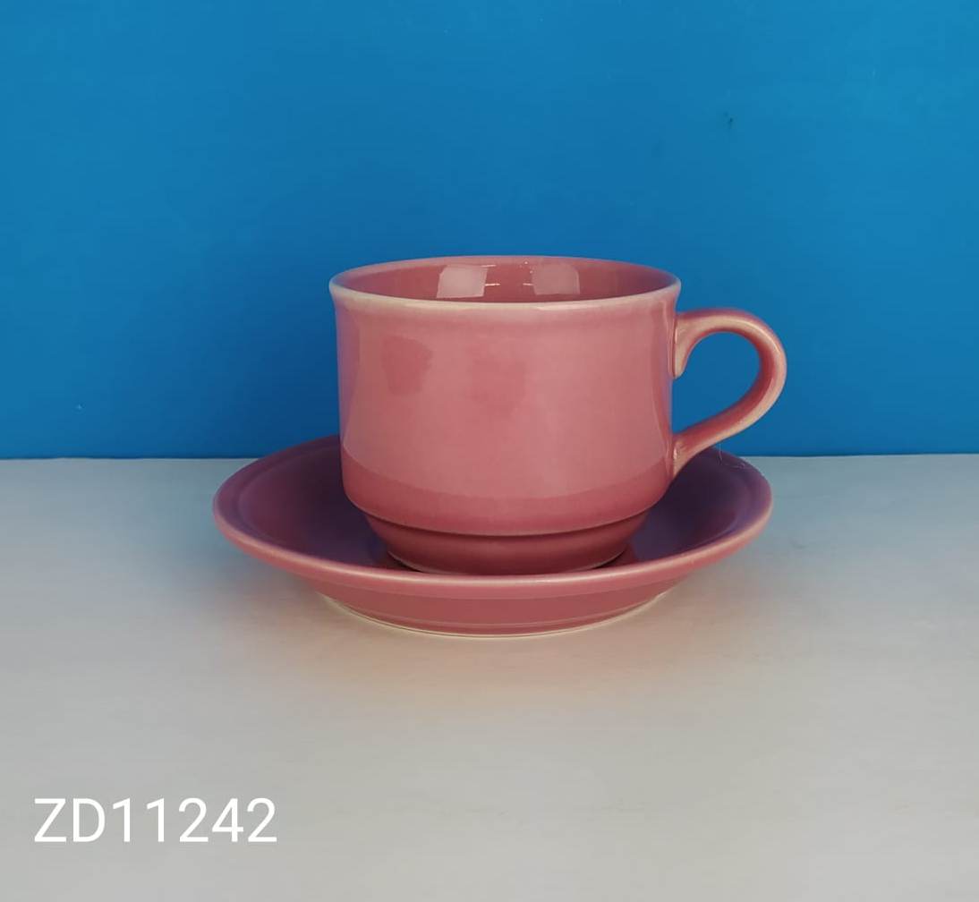 TAZA CAFÉ 220cc ROSADA