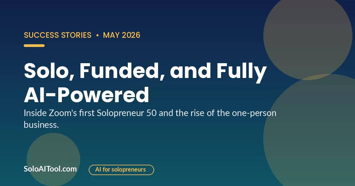 Zoom Solopreneur 50 AI-powered business of one featured image