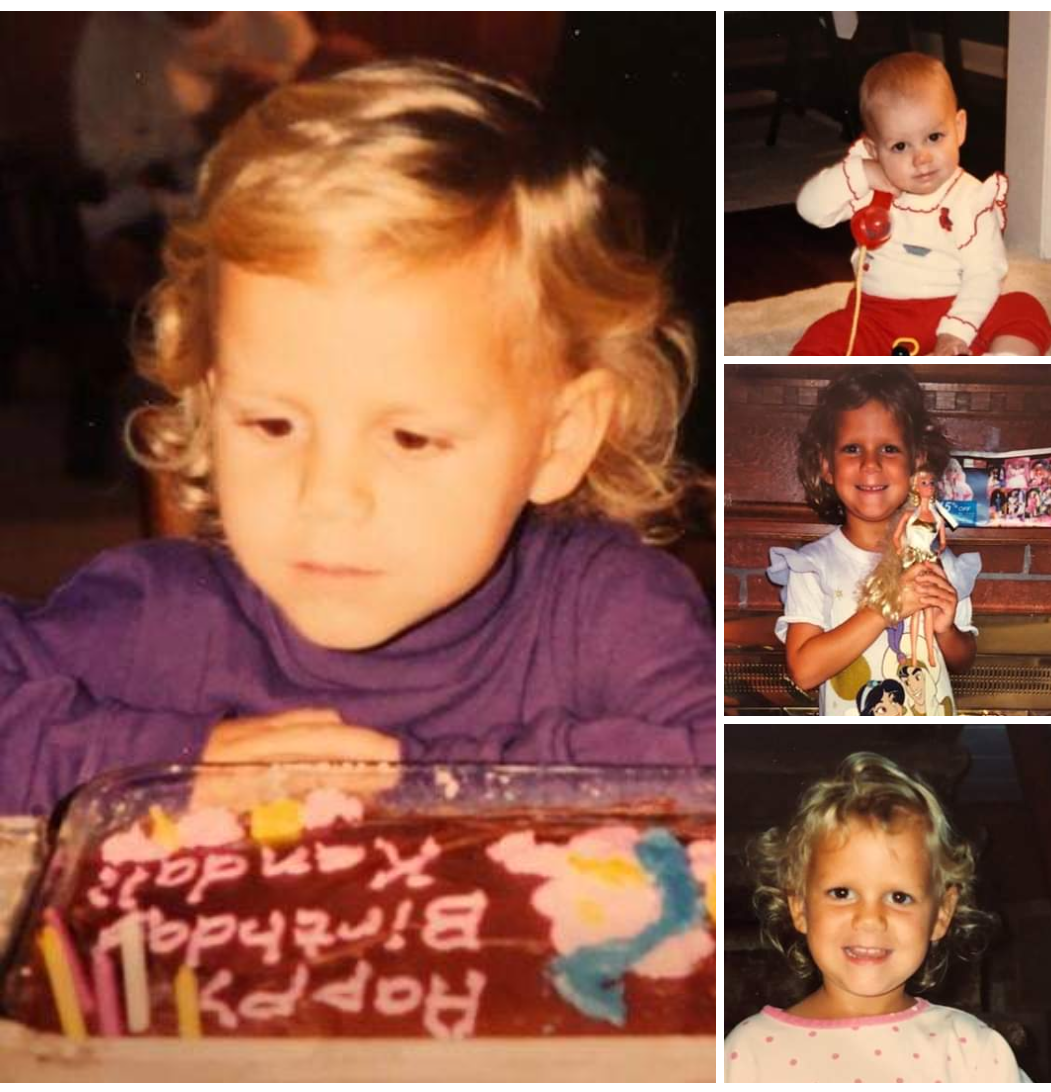 My younger daughter's birthday post...