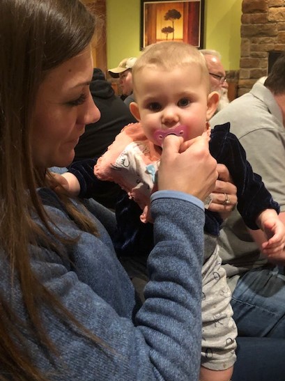 Auntie wanted her turn too!