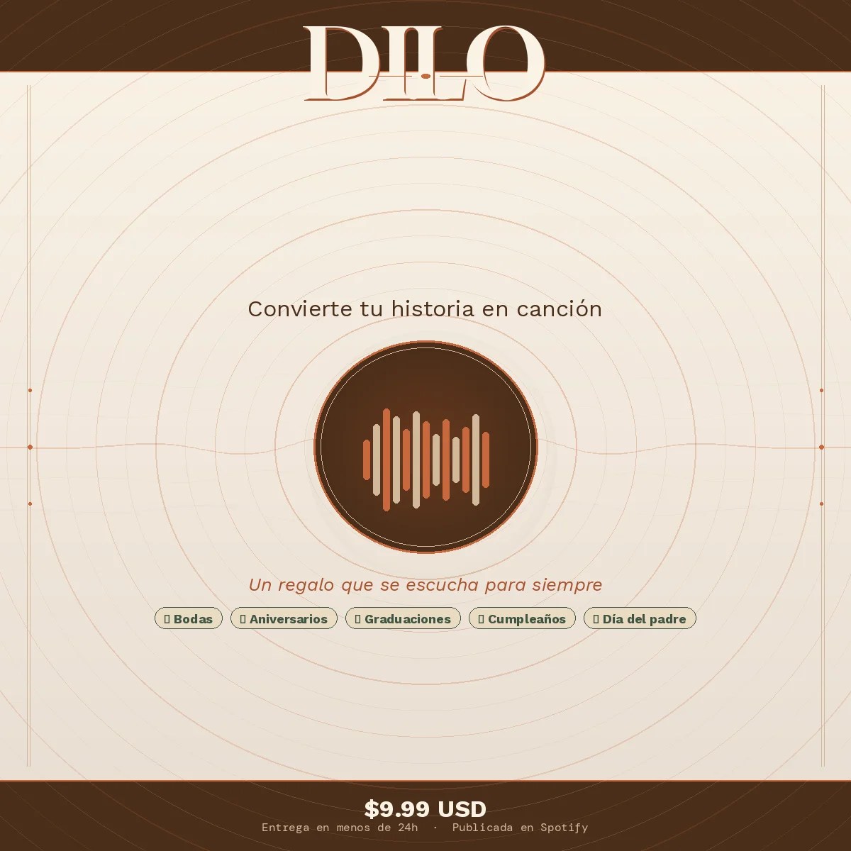 DILO - Tu canción personalizada