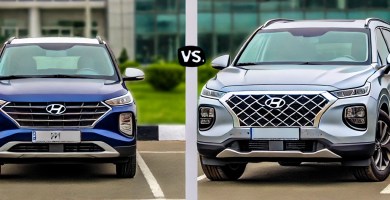 Comparativa entre Hyundai Creta y Hyundai Santa Fe