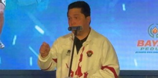 Ketua Umum PSSI, Erick Thohir mengecam dan berharap ada penindakan tegas bagi pelaku penyerangan terhadap rombongan Elite Pro Academy (EPA) Persib U-18 di Rest Area Batang KM 360, Jawa Tengah, Minggu, 11 Oktober 2026. foto: Solokini