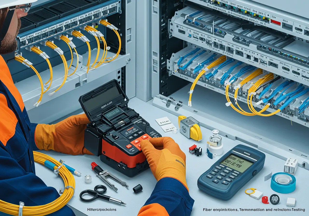 Fiber Optic Splicing, Termination & Testing